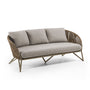 Branzie 3 Seater Outdoor Sofa - Brown
