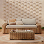 Portlligat 3-Seater Rattan Outdoor Sofa