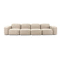 Muse Outdoor 4 Seat Sofa - Wategos Blonde