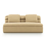 Float 3 Seat Armless Modular Piece - Airlie Camel