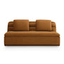 Float 3 Seat Armless Modular Piece - Malibu Cognac