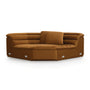 Float Corner Modular Piece - Malibu Cognac