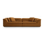 Float 4 Seat Sofa - Malibu Cognac