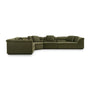 Float 4 Piece Modular Sofa - Malibu Matcha
