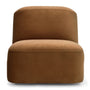 Muse Armless Modular Piece - Malibu Cognac