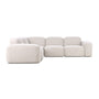 Muse 4 Piece Modular Sofa - Byron Oyster
