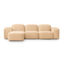 Muse 3 Seat LAF Chaise Sofa - Malibu Dune