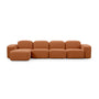 Muse 4 Seat LAF Chaise Sofa - Cabarita Hazel