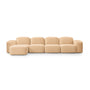 Muse 4 Seat LAF Chaise Sofa - Malibu Dune