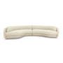 Poet 4 Seat LAF Terminal Sofa - Simpson Cream