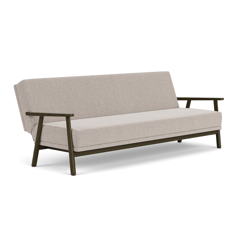 Agnes Brown Textured Weave / Dark Walnut