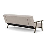 Agnes Brown Textured Weave / Dark Walnut