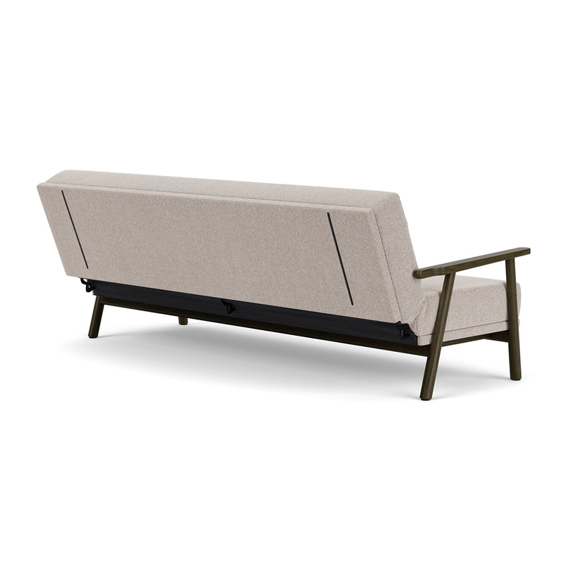 Agnes Brown Textured Weave / Dark Walnut