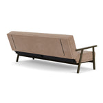 Aulla Caramel Textured Weave / Dark Walnut