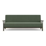 Cura Dark Green Weave / Dark Walnut