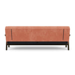 Danny Dusty Rose Textured Weave / Dark Walnut