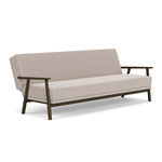 Fabio Stone Fabric / Dark Walnut