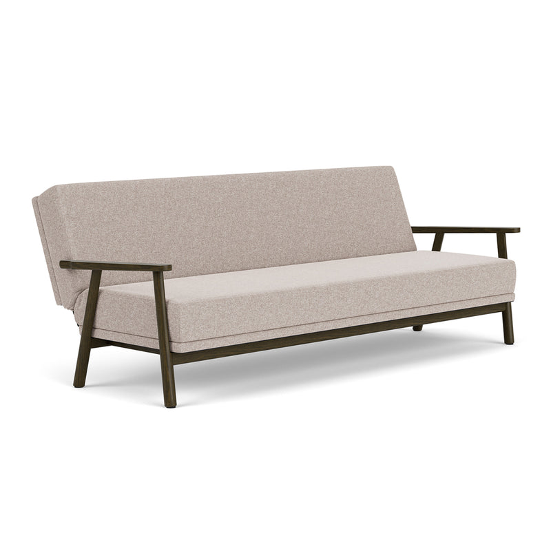 Fabio Stone Fabric / Dark Walnut