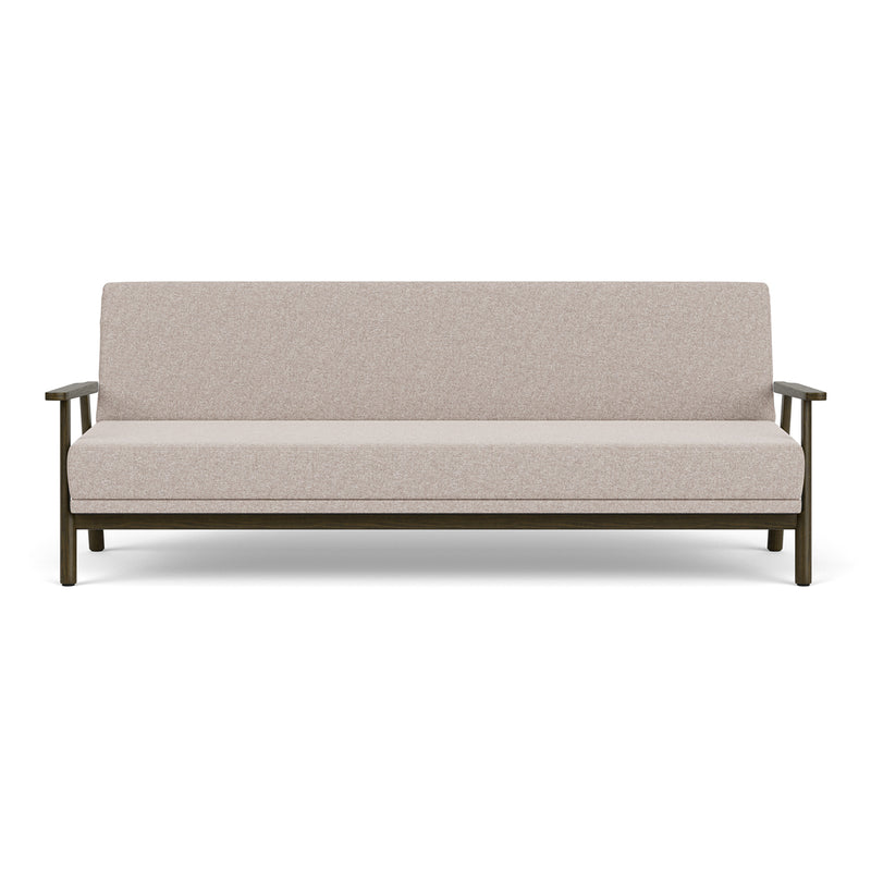 Fabio Stone Fabric / Dark Walnut