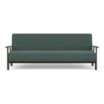 Form Blue Grey Fabric / Dark Walnut