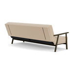 Form Cream Fabric / Dark Walnut