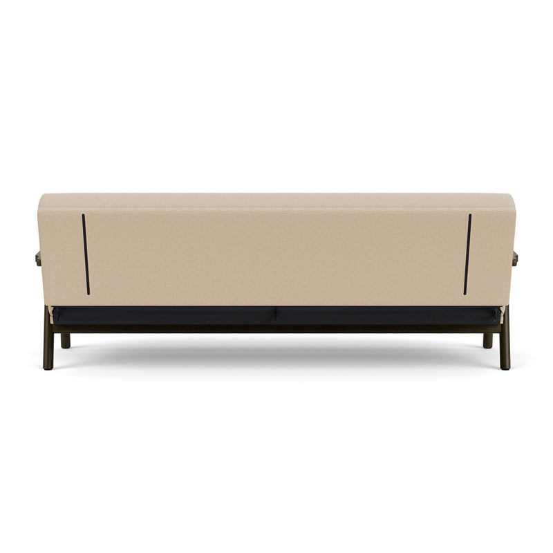 Form Cream Fabric / Dark Walnut