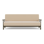 Form Cream Fabric / Dark Walnut