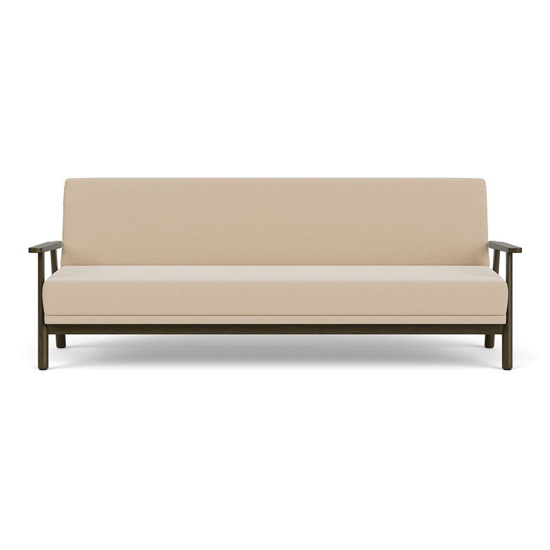 Form Cream Fabric / Dark Walnut