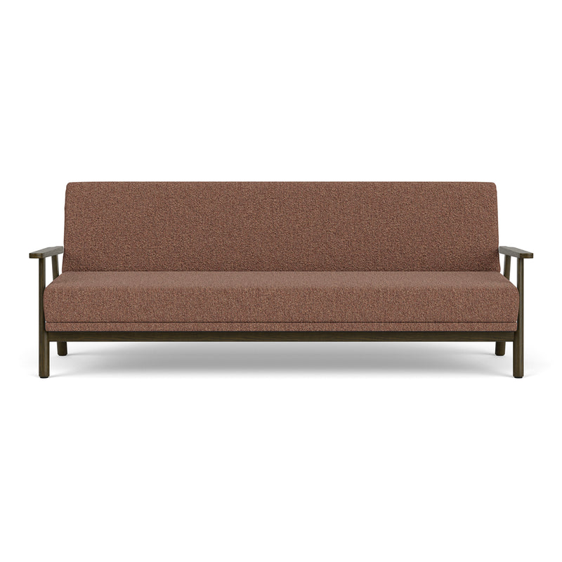 Pebble Rust Boucle / Dark Walnut