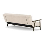 Vega Cream Textured Weave / Dark Walnut