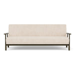 Vega Cream Textured Weave / Dark Walnut