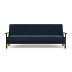 Lux Navy Velvet / Dark Walnut
