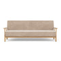 Archie Sofa Bed - Danny Cream Textured Weave / Oak