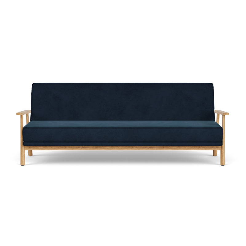 Lux Navy Velvet / Oak
