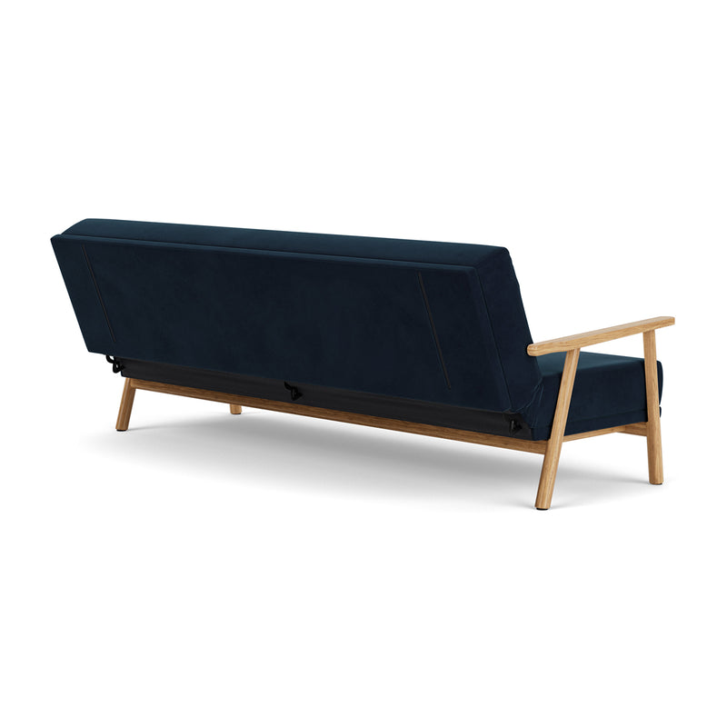 Lux Navy Velvet / Oak