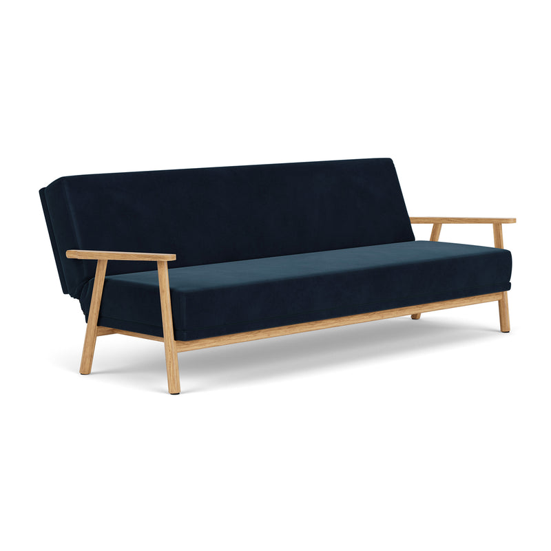 Lux Navy Velvet / Oak