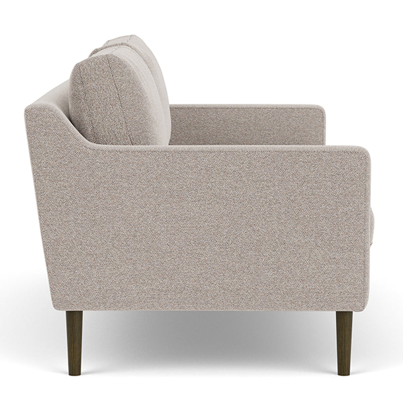 Agnes Brown Textured Weave / Dark Walnut