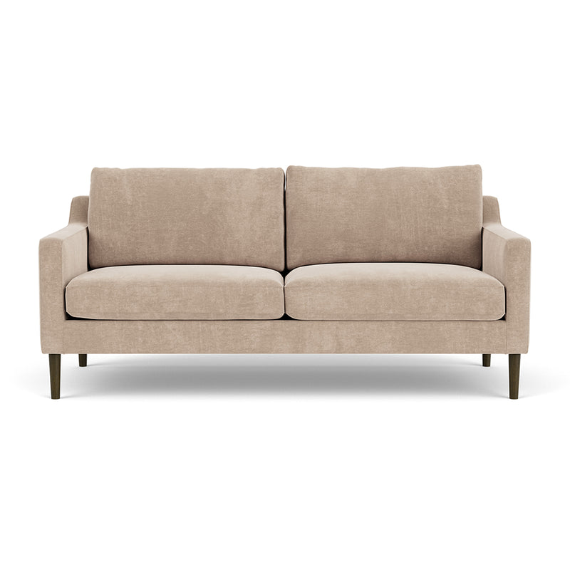 Danny Cream Textured Weave / Dark Walnut