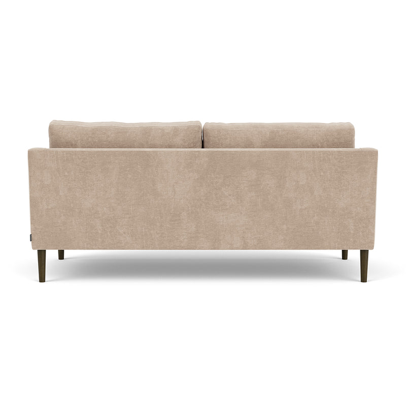 Danny Cream Textured Weave / Dark Walnut