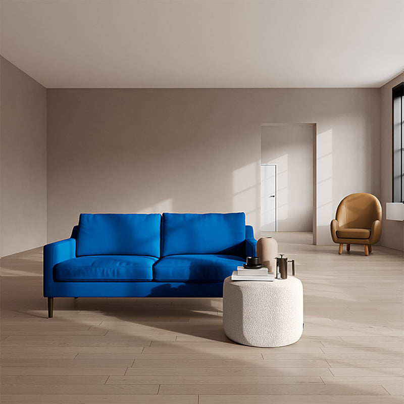 Mark Cobalt Blue Weave / Dark Walnut