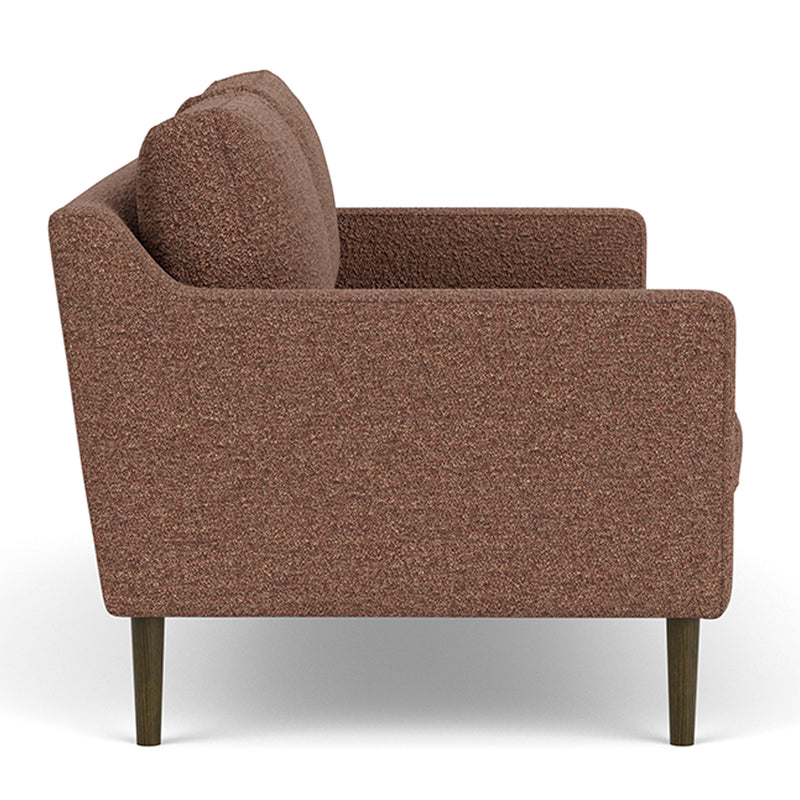 Pebble Rust Boucle / Dark Walnut