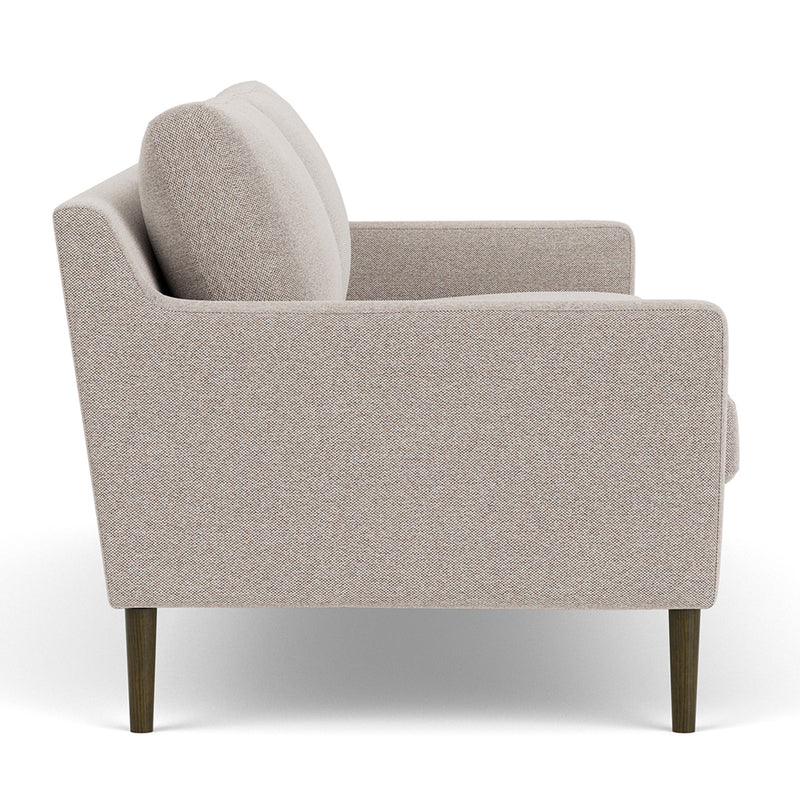 Agnes Brown Textured Weave / Dark Walnut