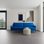 Mark Cobalt Blue Weave / Dark Walnut