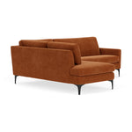 Pebble Rust Boucle / Black Metal