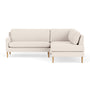 Astha Right Corner Sofa - Maya Cream Boucle / Oak