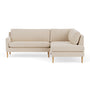 Astha Right Corner Sofa - Pasha Dune Boucle / Oak
