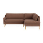Astha Right Corner Sofa - Pebble Rust Boucle / Oak