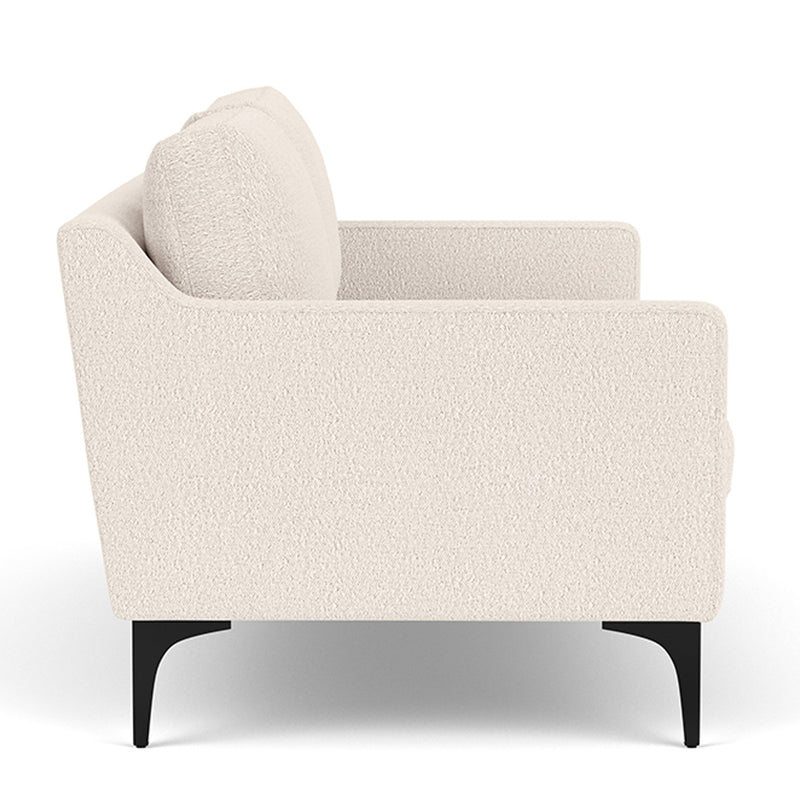 Maya Cream Boucle / Black Matt PC Steel