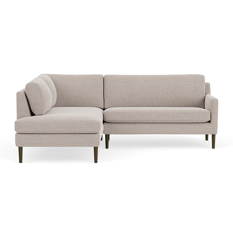 Agnes Brown Textured Weave / Dark Walnut