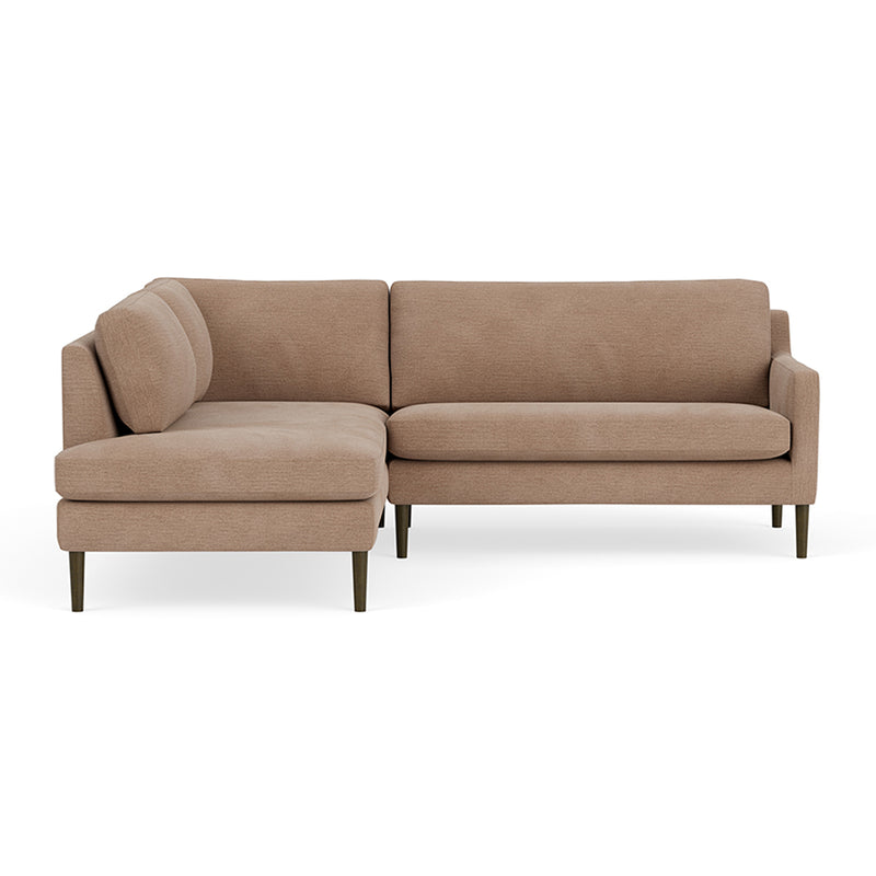 Aulla Caramel Textured Weave / Dark Walnut